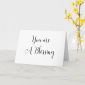 U bent een zegelend, Inspirerend Bericht Kaart (Gele Bloem)