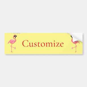 U bent Flamingo Hot Thunder_Cove Bumpersticker