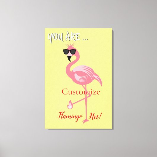 U bent Flamingo Hot Thunder_Cove Canvas Afdruk (Voorkant)