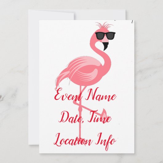 U bent Flamingo Hot Thunder_Cove Kaart (Achterkant)