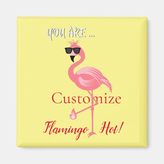 U bent Flamingo Hot Thunder_Cove Magneet (Voorkant)
