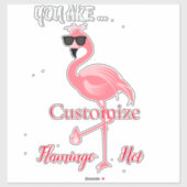 U bent Flamingo Hot Thunder_Cove Sticker (Vel)