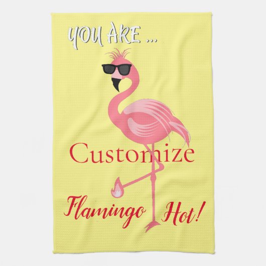 U bent Flamingo Hot Thunder_Cove Theedoek (Verticaal)
