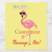 U bent Flamingo Hot Thunder_Cove Wijn Etiket (Enkel label)
