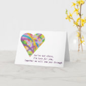 U bent geen alleen kaart (Gele Bloem)