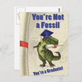 U bent geen Fossil Scroll Briefkaart (Voorkant / Achterkant)