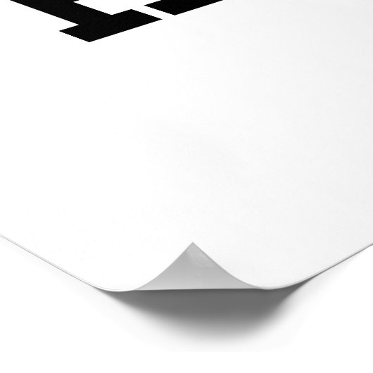 U bent geen HIP HOP Poster (Hoek)