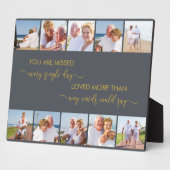 U bent gemiste gedicht grijze herinnering Multi-fo Fotoplaat (Zijkant)