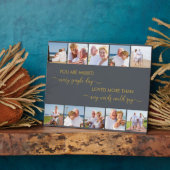 U bent gemiste gedicht grijze herinnering Multi-fo Fotoplaat (Zijkant)