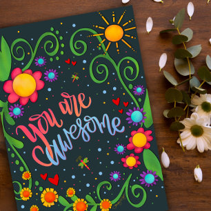 U bent Geweldige Leuk Leuk Dank u Inspirivity Kaart