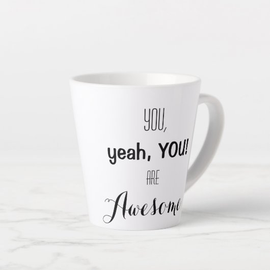 U bent geweldige mok (Rechterhoek)