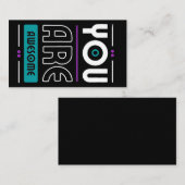 U bent geweldige motivatie gezegde visitekaartje (Voorkant / Achterkant)