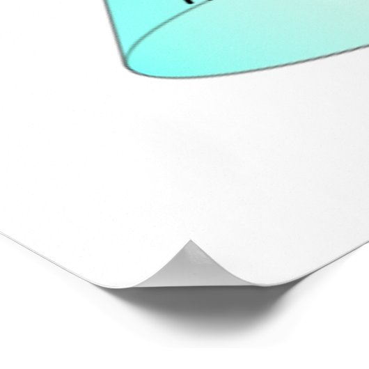 U bent hier een Light Cone Space Time Observer Poster (Hoek)