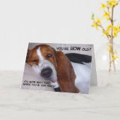 U bent hoe oud? kaart (Gele Bloem)