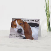 U bent hoe oud? kaart (Voorkant)