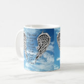 U bent in vrede koffiemok (Voorkant links)