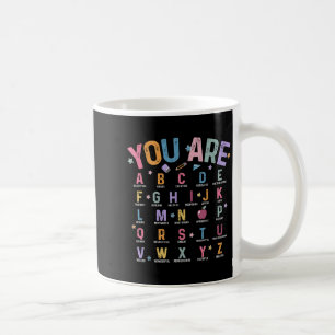U bent letters alfabet leren ABC Inspiratie Te Koffiemok
