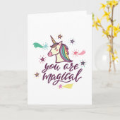 U bent Magisch Kaart (Gele Bloem)