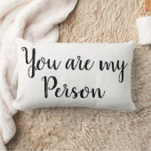 U bent mijn persoon Quote Decor Sierkussen Kussen (Deken)