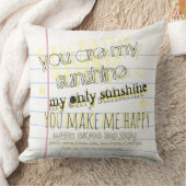U bent mijn Sunshine -Notitieboek papier grafisch Kussen (Deken)