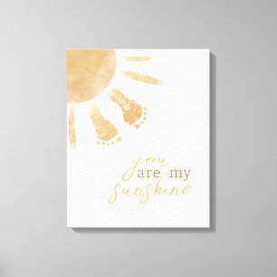 U bent mijn Sunshine Sun kwekerij Boho Decor Canvas Afdruk