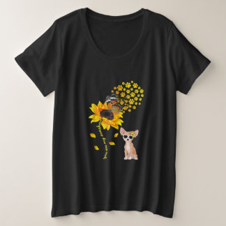 U bent mijn Sunshine Sunflower Chihuahua Mannen Vr Grote Maat T-shirt