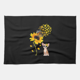 U bent mijn Sunshine Sunflower Chihuahua Mannen Vr Theedoek