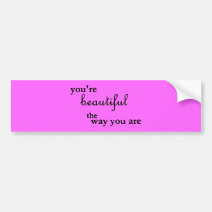 U BENT MOOI DE MANIER U COMPLIMENTEN BENT BUMPERSTICKER
