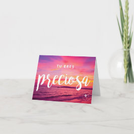 U bent Mooie Spaanse Notecard w. Envelope Bedankkaart