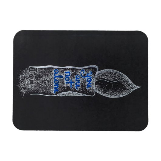 U bent niet alleen kaars compassie vriendelijkheid magneet (Horizontaal)