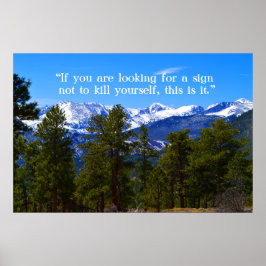 U bent niet het enige poster/Support Poster