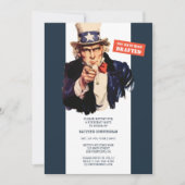 U bent opgesteld! verjaardagsfeestje kaart (Voorkant)