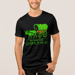 U bent overleden door het luisteren naar de politi Tri-Blend shirt
