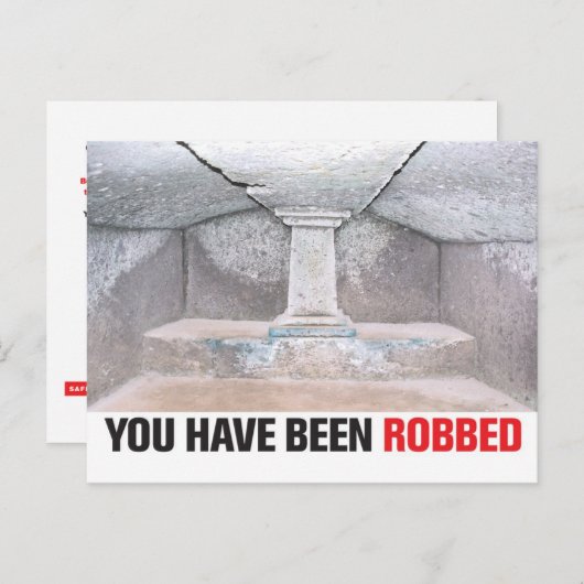 U bent overvallen briefkaart (Italië) (Voorkant / Achterkant)