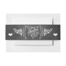 U bent uitgenodigd  modern Chalkboard