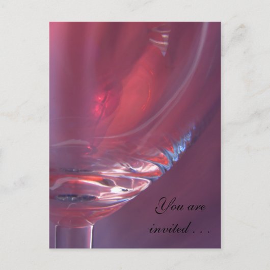 U bent uitgenodigd. . . uitnodiging briefkaart (Voorkant)