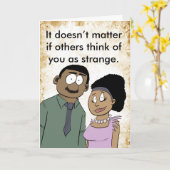 U bent uniek kaart (Gele Bloem)