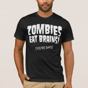 U bent veilig tegen Zombies T-shirt