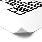 U bent voldoende aanmoediging motivatie woorden poster (Hoek)