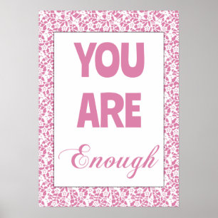 U bent voldoende Inspirerend Poster