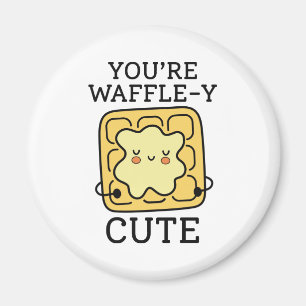 U bent Waffle-Y Cute Magneet
