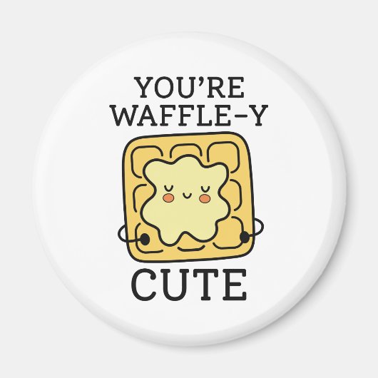U bent Waffle-Y Cute Magneet (Voorkant)