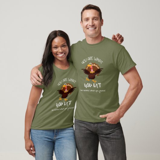U BENT WAT U eet - Mannen Thanksgiving Holidage T-shirt (Unisex)