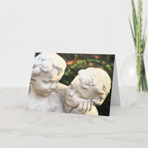 /"U BENT ZO SPECIAAL VOOR MIJ"/TWEE CHERUBS KAART
