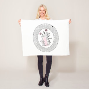 U bent zo zoet aan me Baby draagt de Deken van de