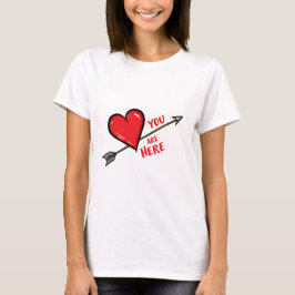 U bevindt zich hier: De pijl van de liefde T-shirt