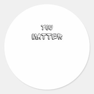 U – Bold Statement Art" Sticker