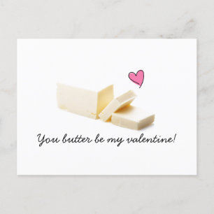 u boter bent mijn valentijnkaart feestdagenkaart