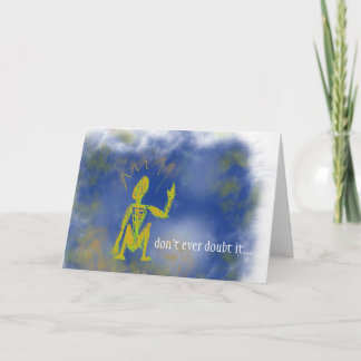 U bracht de macht ertoe - een kaart om aan te