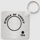 U buiten de Cirkel van Vertrouwen Sleutelhanger (Achterkant)